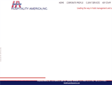 Tablet Screenshot of hospitalityamerica.com